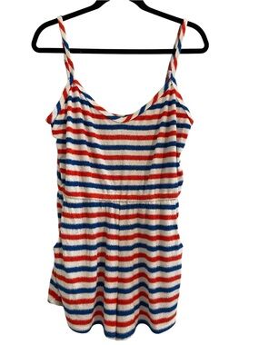 Show Me Your Mumu Rory Romper Striped Terrycloth NWT Size Medium